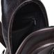 Сумка слинг мужская (однолямочный рюкзак) кожаный Borsa Leather K16603 9