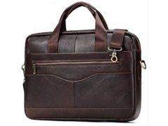 Мужская кожаная сумка для ноутбука Bexhill Bx1128C коричневый