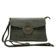 Жіноча шкіряна сумочка-клатч Italian fabric bags 2197