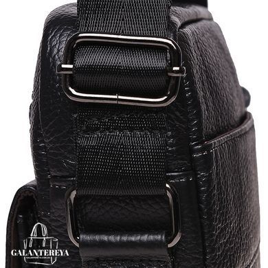Сумка мужская кожаная Borsa Leather K18154-black