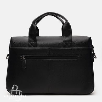Сумка мужская кожаная Keizer K18912bl-black черная