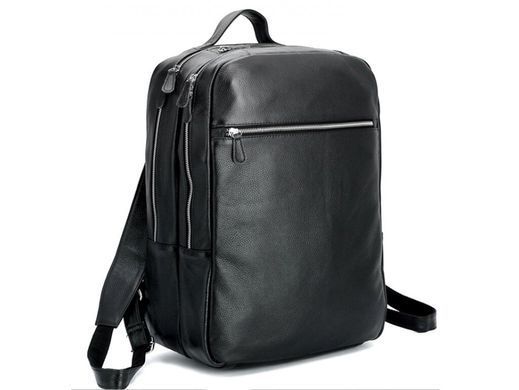 Чоловічий шкіряний рюкзак Tiding Bag t3064 чорний