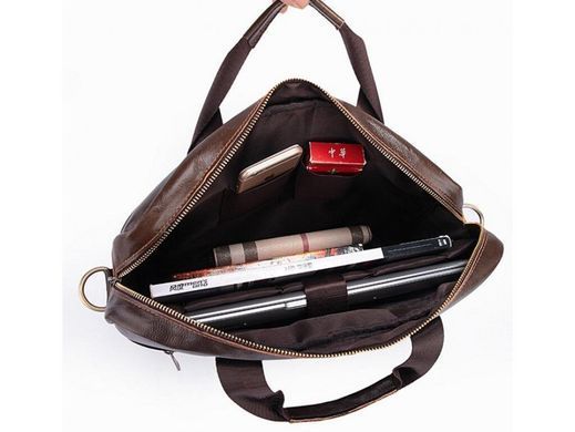 Мужская кожаная сумка для ноутбука Bexhill Bx1128C коричневый