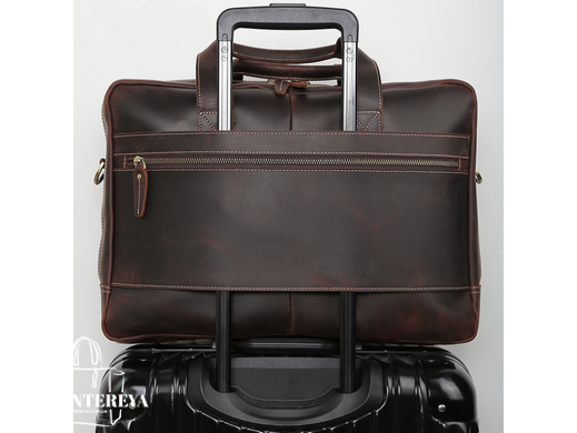 Кожаная сумка для ноутбука Tiding Bag 7319R коричневый