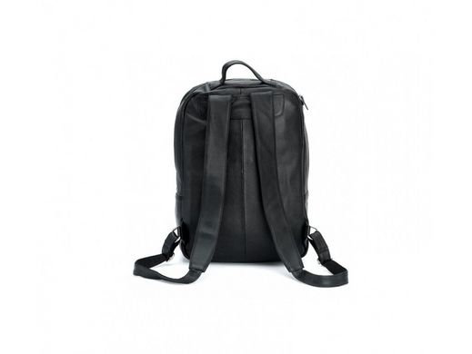 Мужской кожаный рюкзак Tiding Bag t3064 черный