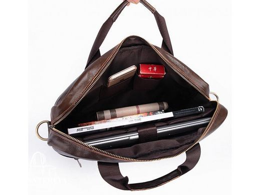 Мужская кожаная сумка для ноутбука Bexhill Bx1128C коричневый