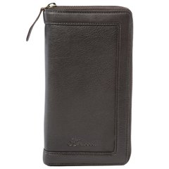 Кошелек мужской кожаный (портмоне для путешествий, тревелер) Ashwood TW01
