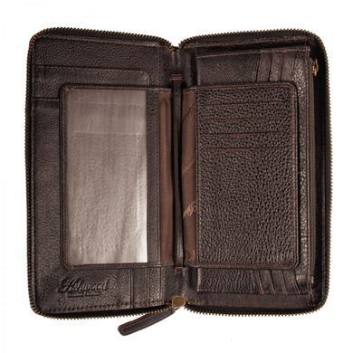 Кошелек мужской кожаный (портмоне для путешествий, тревелер) Ashwood TW01