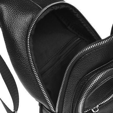 Рюкзак мужской кожаный Borsa Leather K15060-black