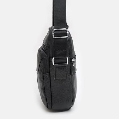 Сумка мужская кожаная Keizer K15113bl-black черная
