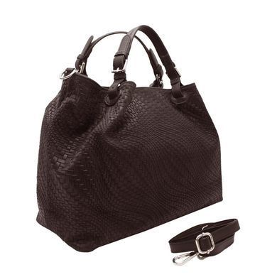 Женская кожаная сумка Italian fabric bags 2596