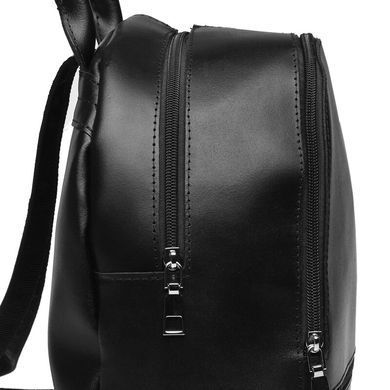 Женский кожаный рюкзак Ricco Grande 1L880-black черный