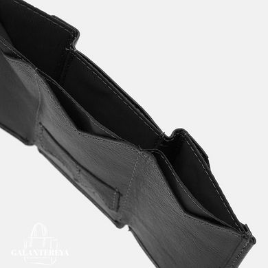 Кошелек-картридер мужской кожаный Ricco Grande K1610-a-black черный