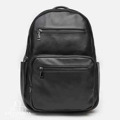 Рюкзак мужской кожаный Borsa Leather K12626-black