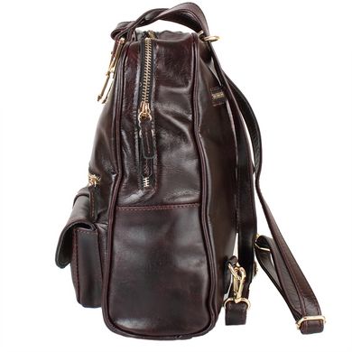 Рюкзак женский кожаный LASKARA LK-DM229-dark-bordeaux