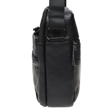 Сумка через плечо мужская кожаная Borsa Leather K11030-black