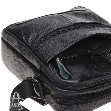 Сумка через плечо мужская кожаная Borsa Leather K11030-black