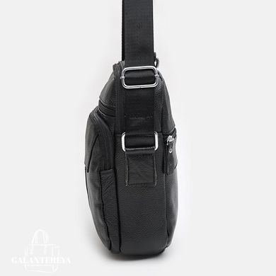 Сумка мужская кожаная Keizer K15113bl-black черная