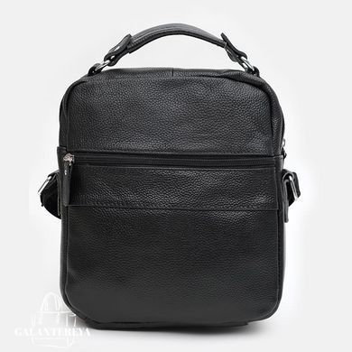 Сумка мужская кожаная Keizer K15113bl-black черная