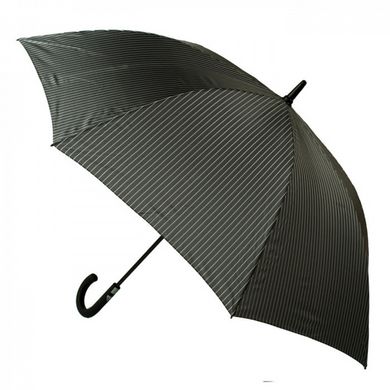 Зонт-трость мужской полуавтомат Fulton Knightsbridge-2 G451 Black Steel (Черный с серым)