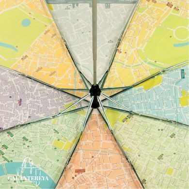 Зонт женский механический Fulton Brollymap L761 Multicolored (Разноцветный)