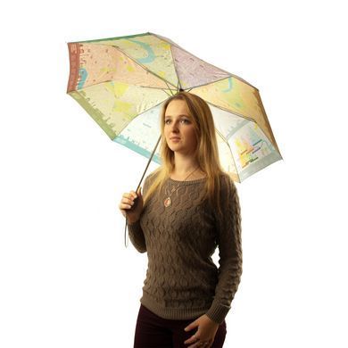 Зонт женский механический Fulton Brollymap L761 Multicolored (Разноцветный)