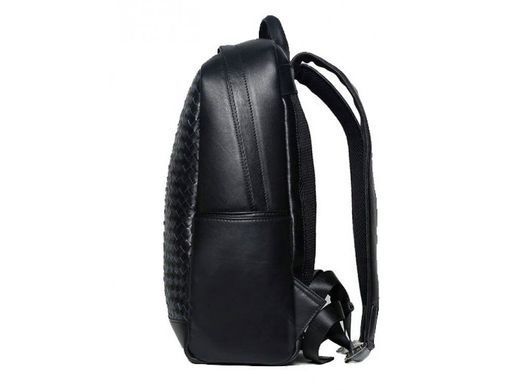 Мужской кожаный рюкзак Tiding Bag B3-1741A черный