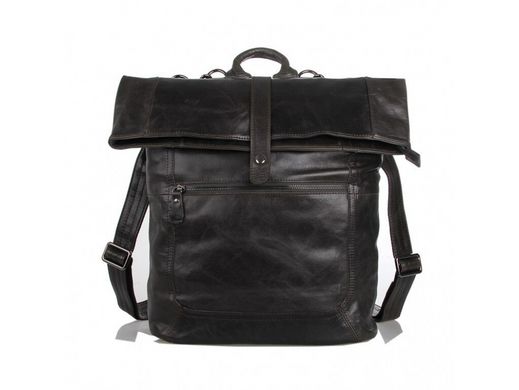 Мужской кожаный рюкзак Tiding Bag 7204J коричневый