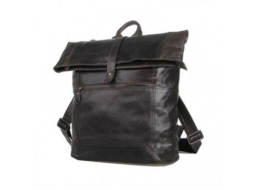 Мужской кожаный рюкзак Tiding Bag 7204J коричневый