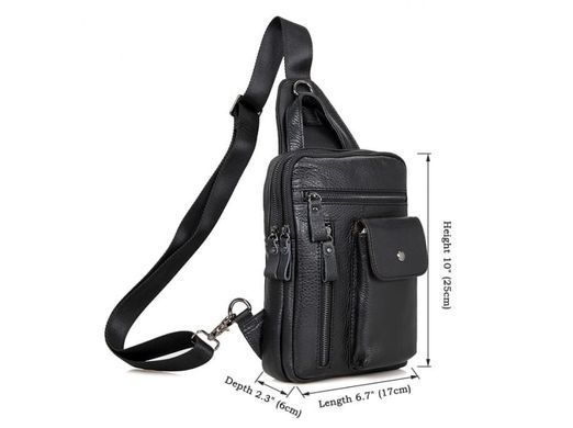 Мужской кожаный рюкзак Tiding Bag 4006A