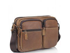 Сумка через плечо мужская кожаная Tiding Bag NM20-19702C