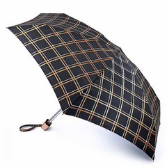Міні парасолька жіноча механічна Fulton Tiny-2 Assorted Prints L501 Black (Чорний)