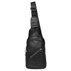 Сумка слінг чоловіча (однолямковий рюкзак) шкіряний Borsa Leather K16603