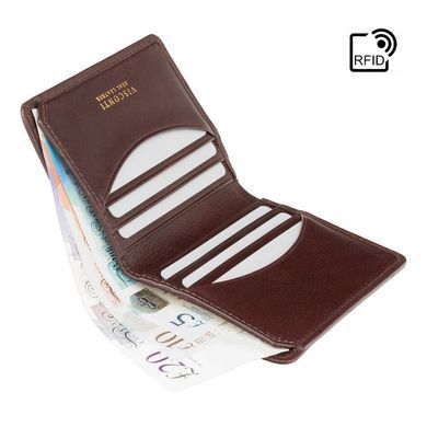 Гаманець чоловічий шкіряний Visconti TSC39 Xavi c RFID Brown
