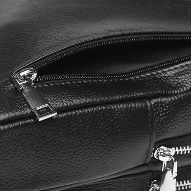 Сумка слінг чоловіча (однолямковий рюкзак) шкіряний Borsa Leather K16603