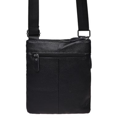 Сумка чоловіча шкіряна Borsa Leather K1307-black