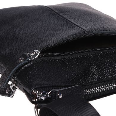 Сумка чоловіча шкіряна Borsa Leather K1307-black