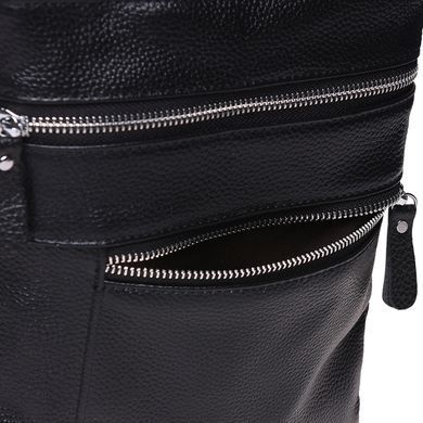 Сумка чоловіча шкіряна Borsa Leather K1307-black