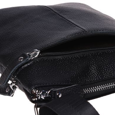 Сумка мужская кожаная Borsa Leather K1307-black