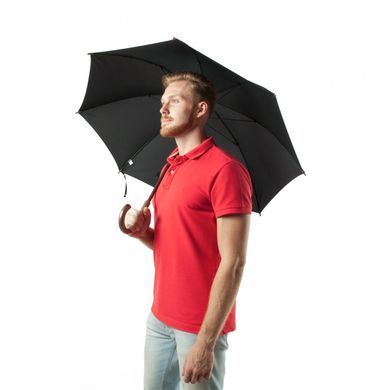 Зонт-трость механический Fulton Kensington-1 L776 Black (Черный)