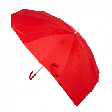Зонт-трость женский механический Fulton Heart Walker-1 UV L909 Red (Красный)