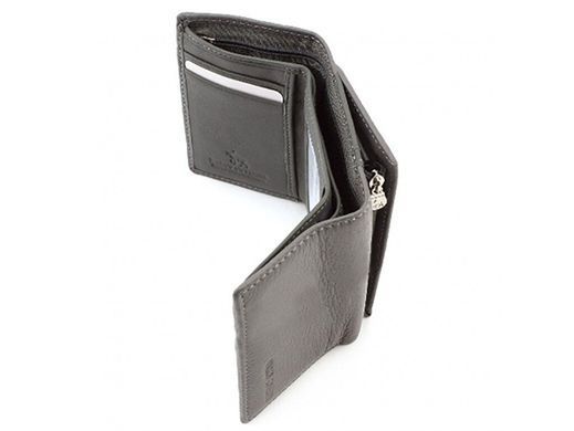 Шкіряний гаманець Horton Collection TRW-8580A-G сірий