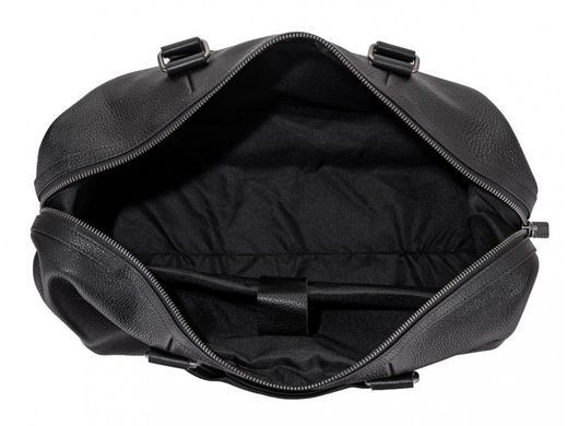 Чоловіча шкіряна дорожня сумка Tiding Bag SM8-9395-3A чорний