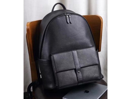 Чоловічий шкіряний рюкзак Tiding Bag B3-172A чорний