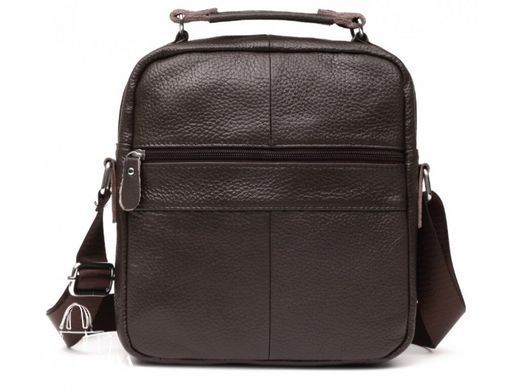 Мужской кожаный мессенджер Tiding Bag M38-5112C коричневый