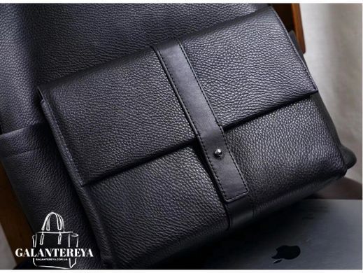 Мужской кожаный рюкзак Tiding Bag B3-172A черный