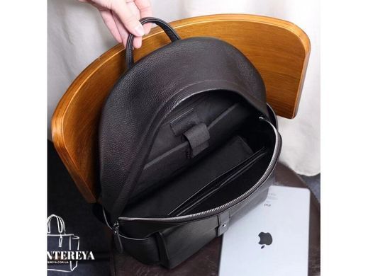 Мужской кожаный рюкзак Tiding Bag B3-172A черный