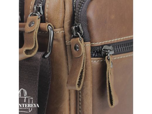 Сумка через плечо мужская кожаная Tiding Bag NM20-19702C