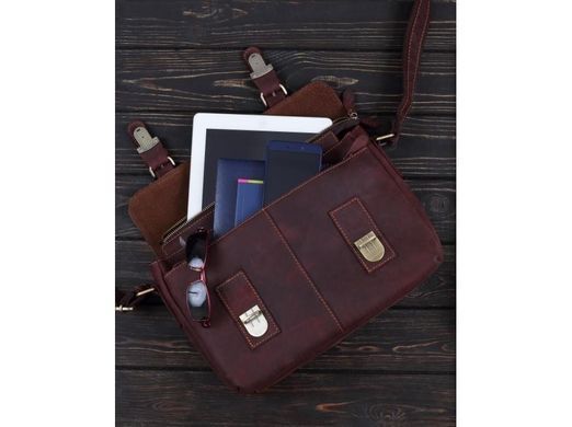 Мужская кожаная сумка мессенджер Tiding Bag 6002B