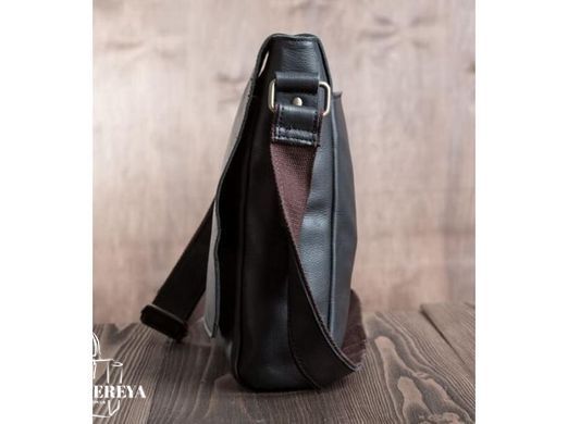 Мужской кожаный коричневый мессенджер Tiding Bag G1157